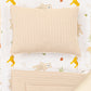 Double Sided Changing Pad and Pillow - Sütlü Kahve Örgü - Aslan