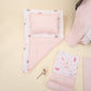 11 Piece - Newborn Sets - Double Sided - Winter - Pembe Saten - Pembe Bulut