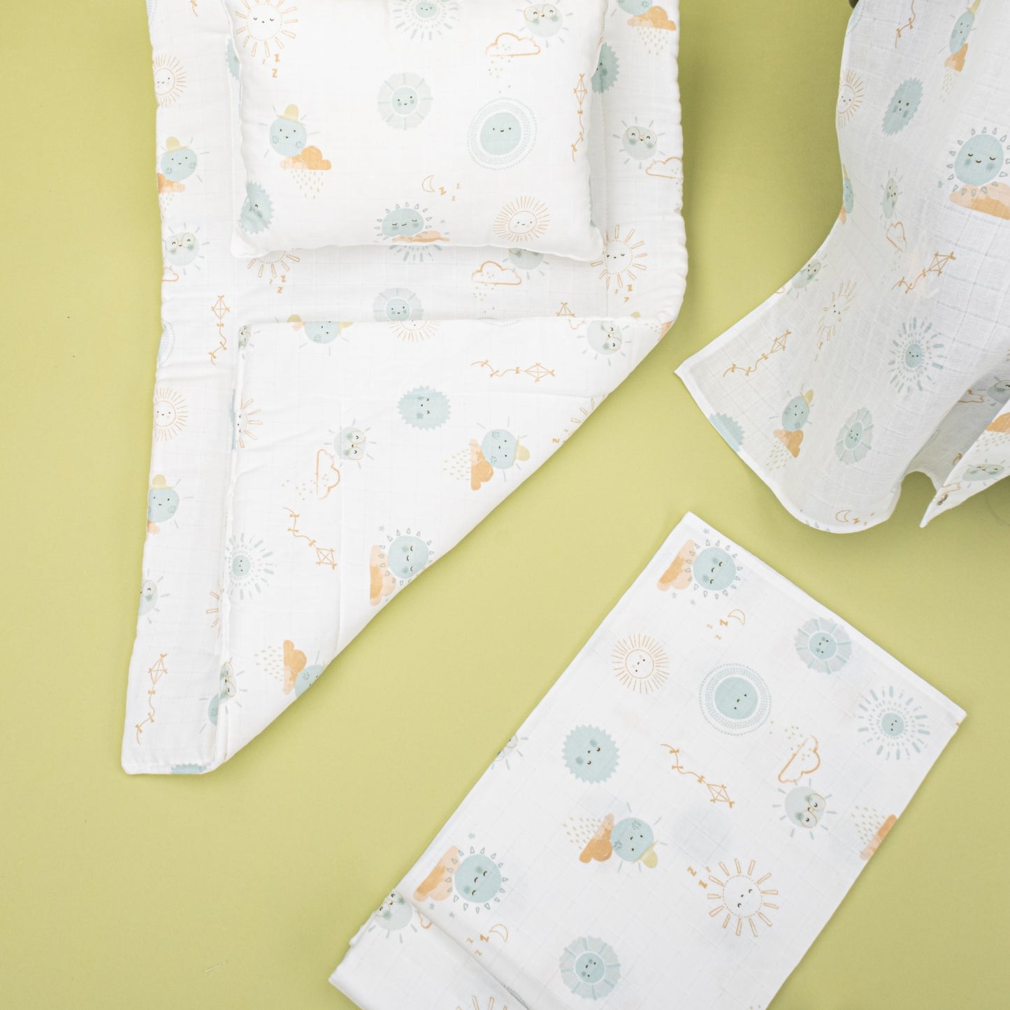 11 Piece - Newborn Sets - Summery - Su Yeşili Güneş