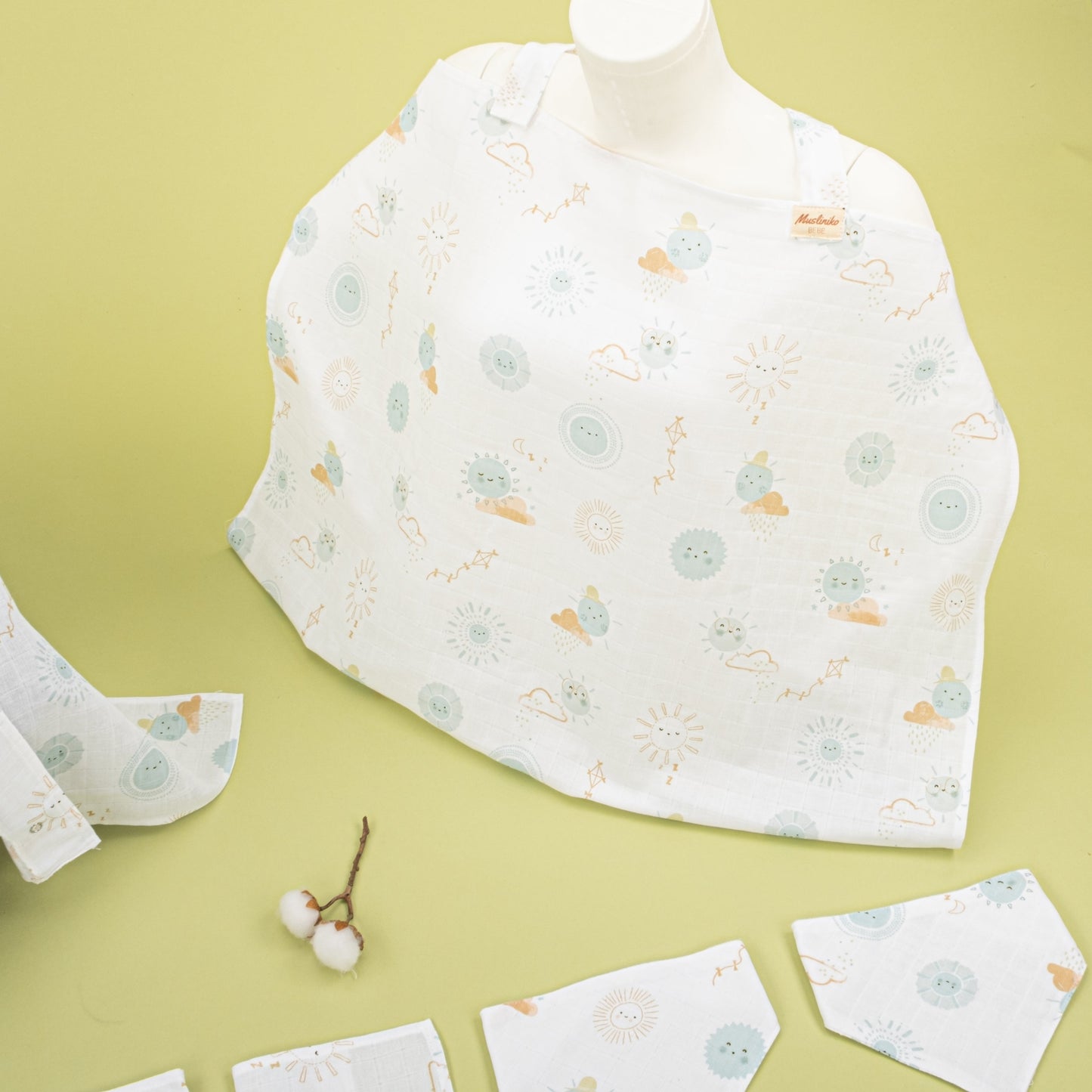 9 Piece - Newborn Sets - Summery - Su Yeşili Güneş