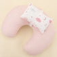 Double Sided Breastfeeding Pillow - Pembe Saten - Pembe Bulut