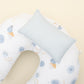 Double Sided Breastfeeding Pillow - Bebe Mavi Muslin - Mavi Güneş