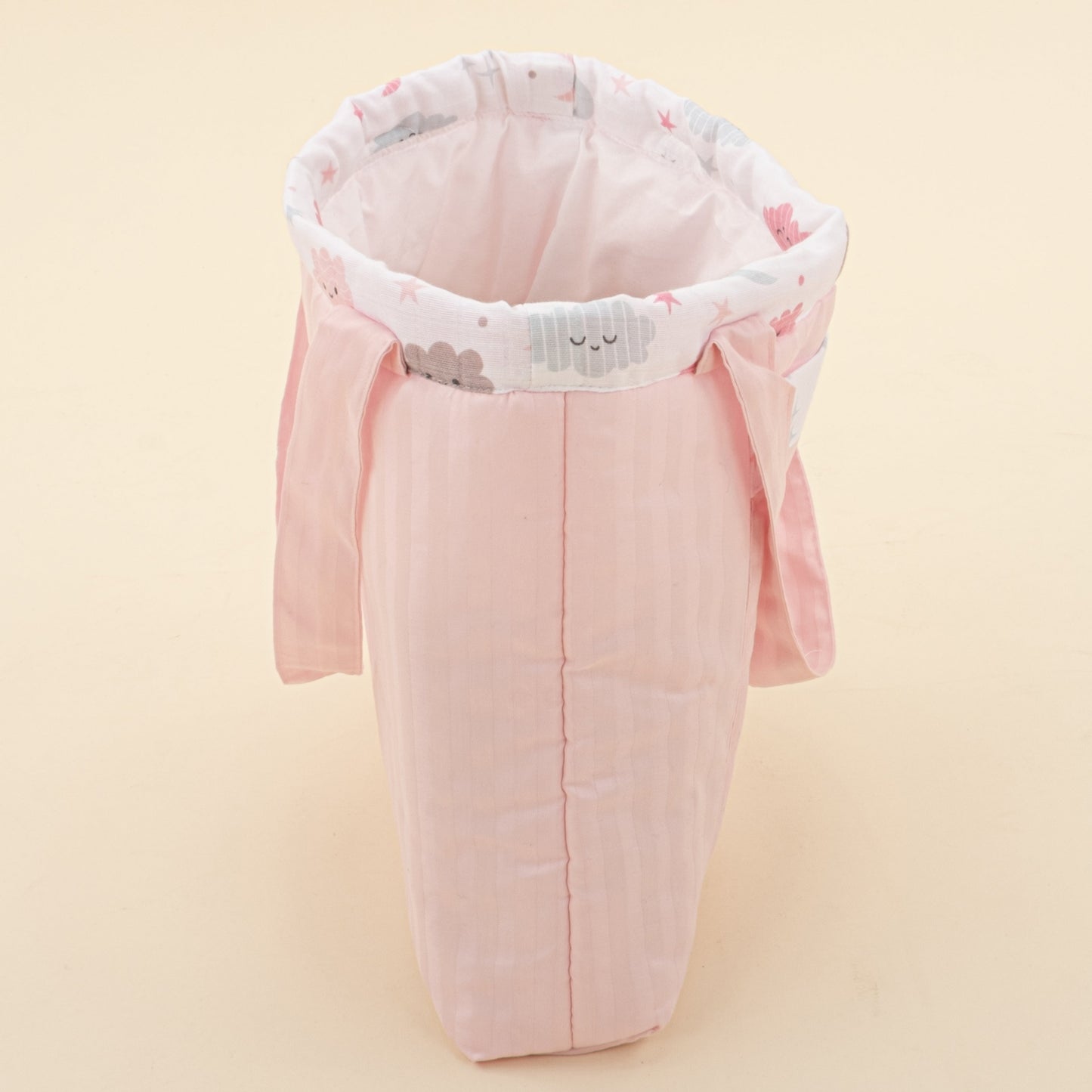 Baby Care Bag - Pembe Saten - Pembe Bulut