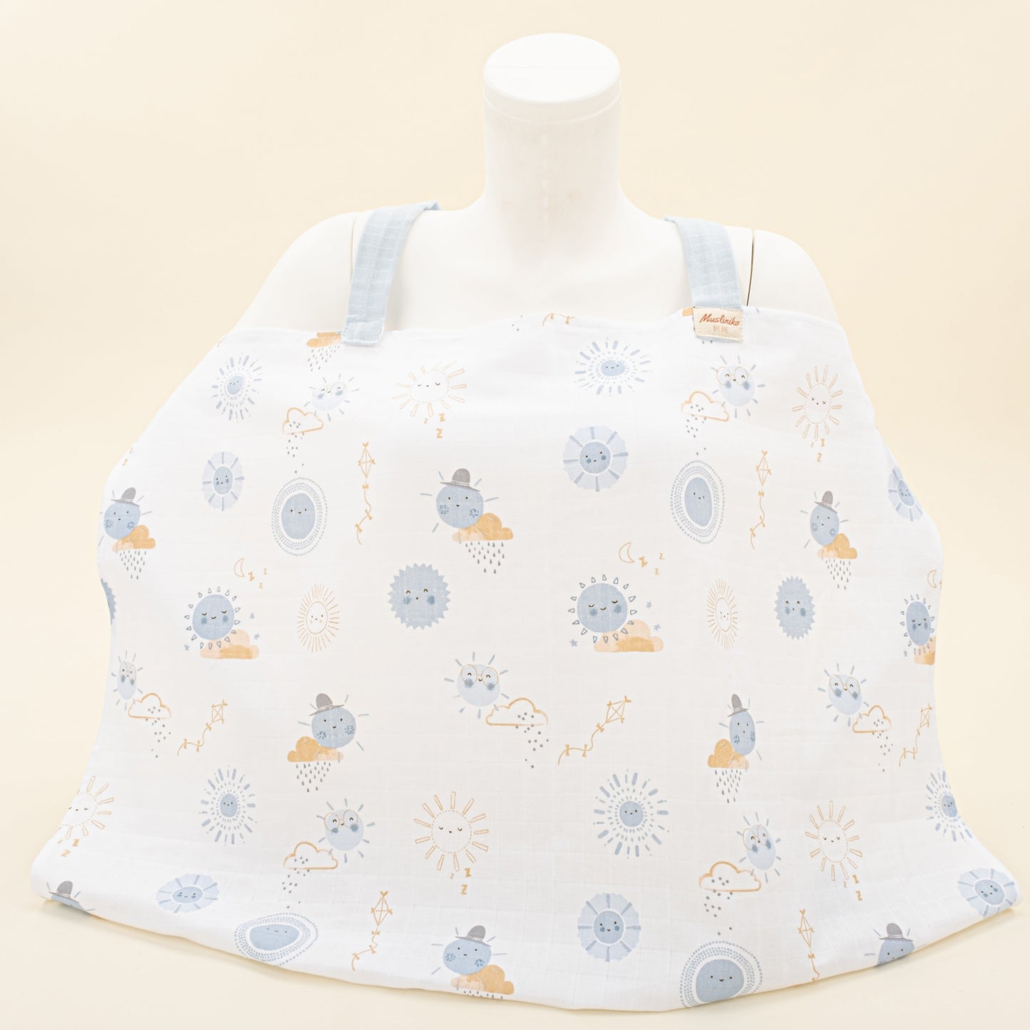 Breastfeeding Bib - Mavi Güneş