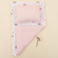 Double Sided Changing Pad and Pillow - Pembe Saten - Pembe Bulut