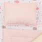 Double Sided Changing Pad and Pillow - Pembe Saten - Pembe Bulut