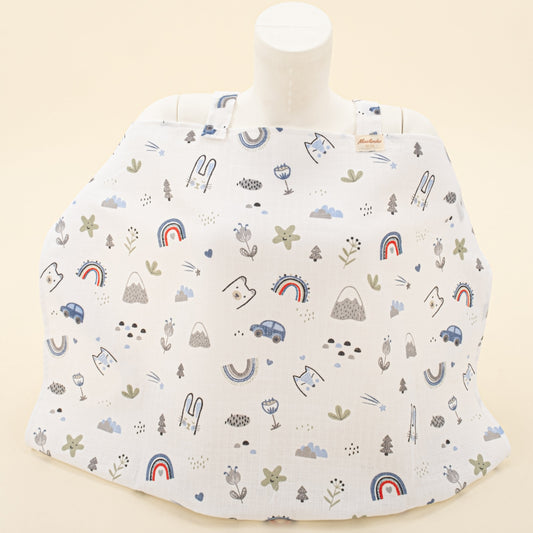 Breastfeeding Bib - Mavi Kedi