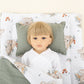 Sleeping Bag and Pillow - Haki Muslin - Koala