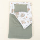 Sleeping Bag and Pillow - Haki Muslin - Koala