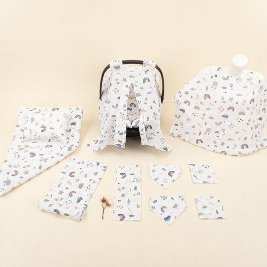 11 Piece - Newborn Sets - Summery - Mavi Kedi