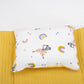 Double Sided Changing Pad and Pillow - Hardal Örgü - Balerin