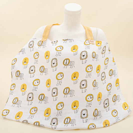 Breastfeeding Bib - Sarı Aslan