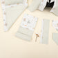 11 Piece - Newborn Sets - Double Sided - Seasonal - Açık Yeşil Muslin - Yeşil Gökkuşağı