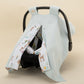 Stroller Cover Set - Double Side - Mint Muslin - Ceylan