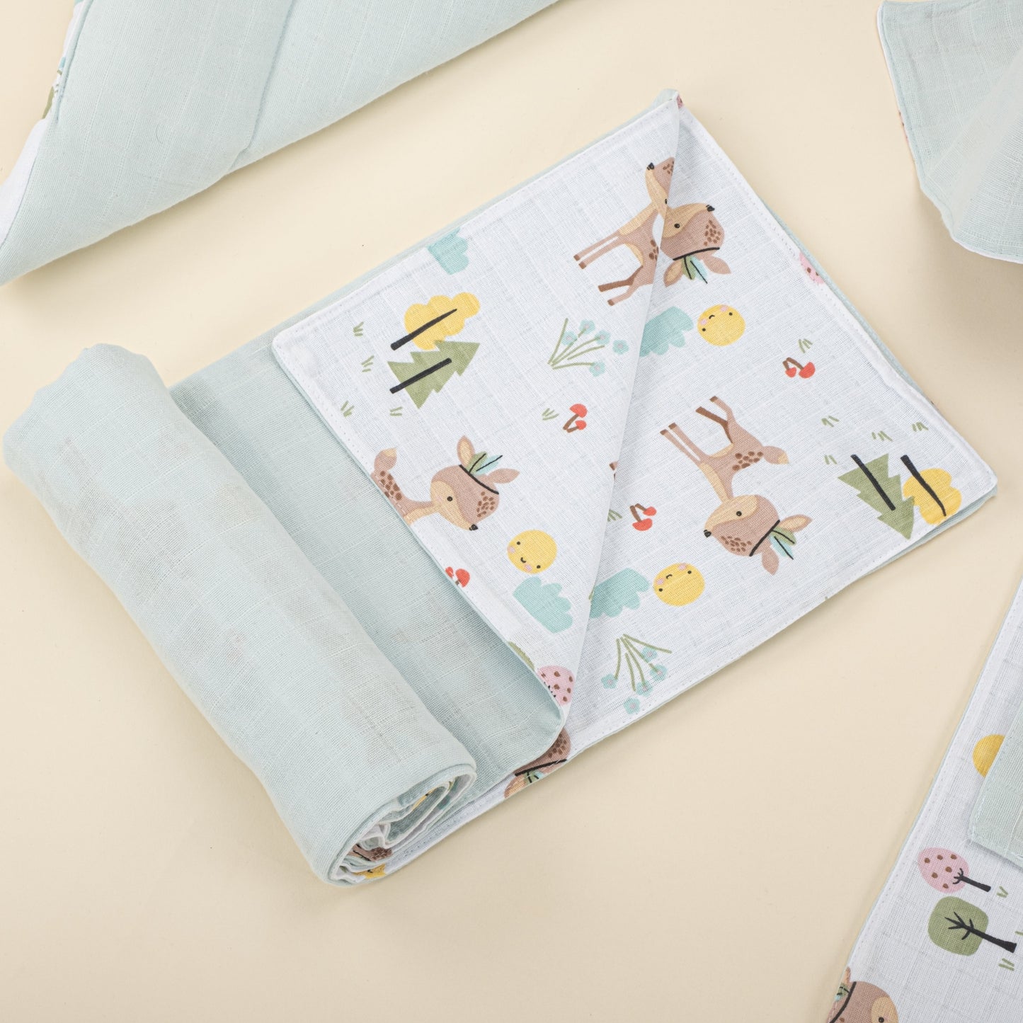 11 Piece - Newborn Sets - Double Sided - Seasonal - Mint Müslin - Ceylan