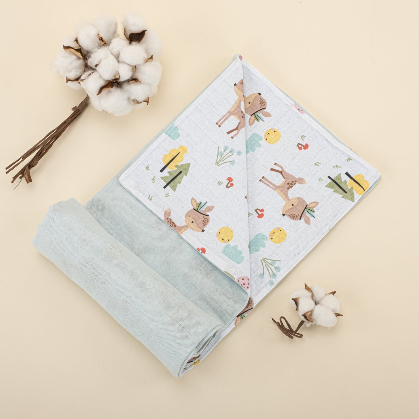 11 Piece - Newborn Sets - Double Sided - Seasonal - Mint Müslin - Ceylan