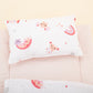 Double Sided Changing Pad and Pillow - Bebe Pembe Muslin - Pembe Gökkuşağı