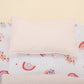 Double Sided Changing Pad and Pillow - Bebe Pembe Muslin - Pembe Gökkuşağı