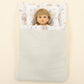 Sleeping Bag and Head Shaping Pillow - Açık Yeşil Muslin - Yeşil Gökkuşağı