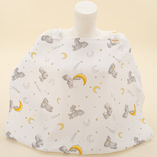 Breastfeeding Bib - Gri Tavşan