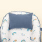 Babynest and Pillow - Çift Taraflı - İndigo Havuz - Mavi Gökkuşağı