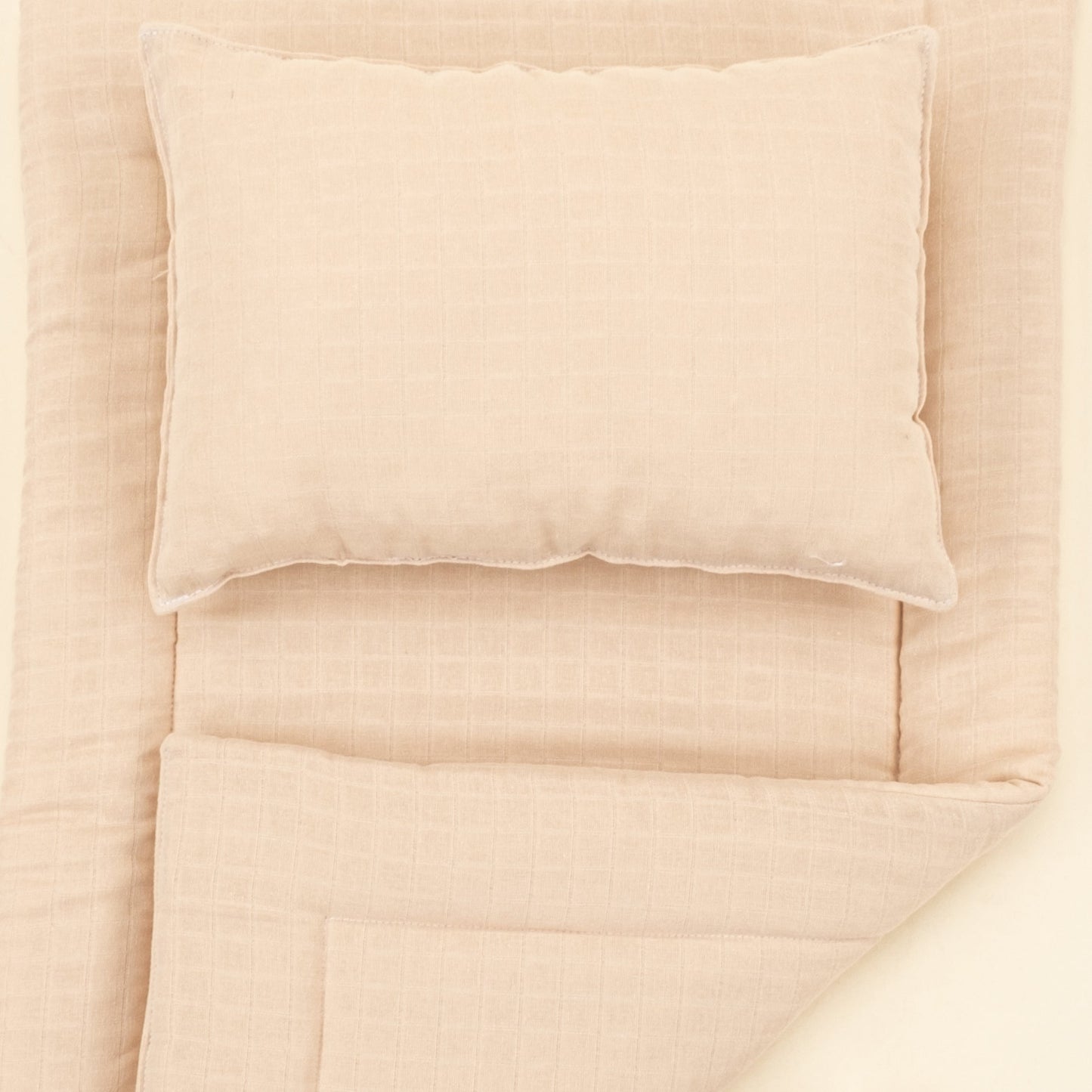 Double Sided Changing Pad and Pillow - Kumsal Beji Muslin