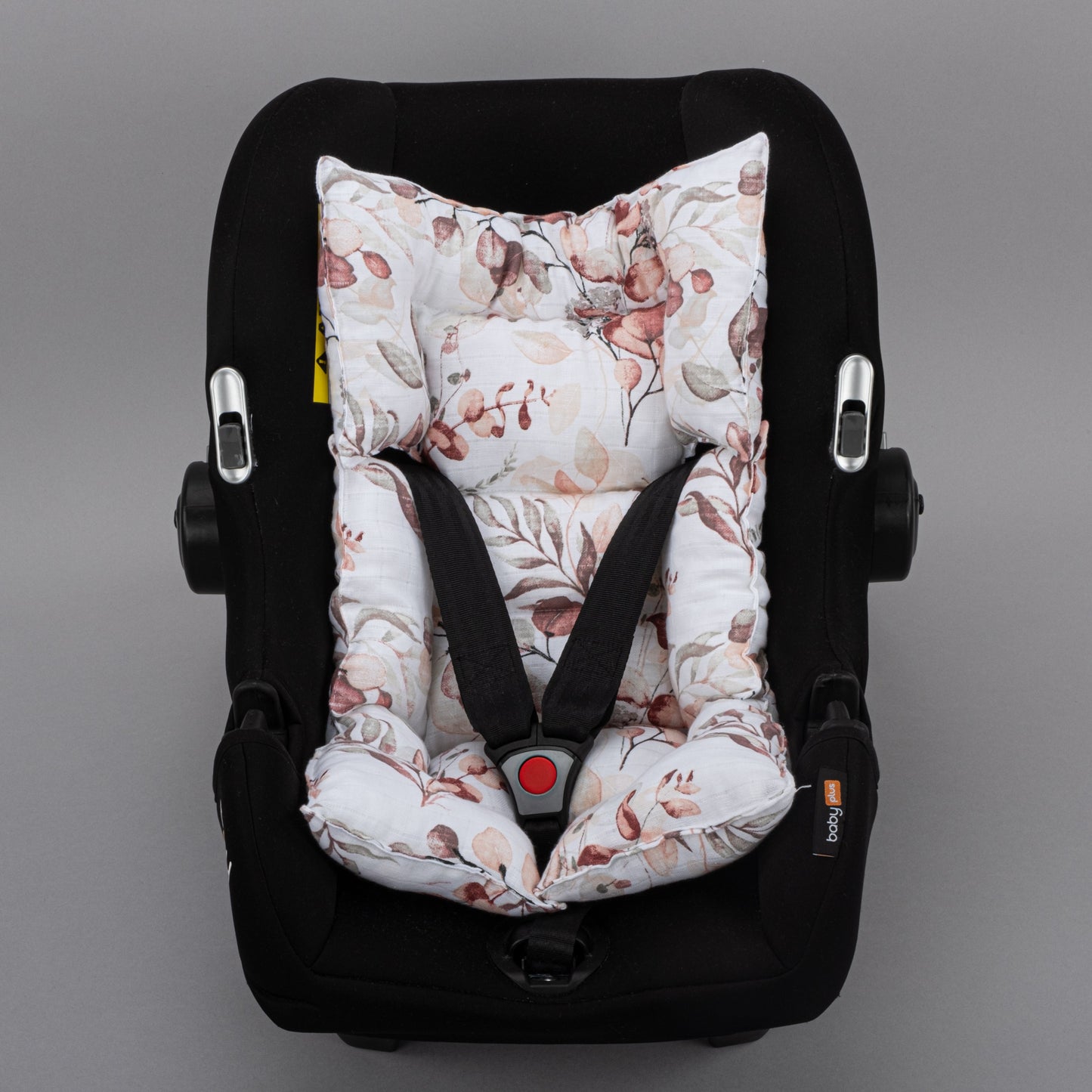 Stroller Cover Set - Double Side - Sütlü Kahve Örgü - Sonbahar Yaprakları