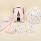 11 Piece - Newborn Sets - Double Sided - Winter - Şeker Pembe Örgü - Ceylan