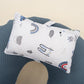 Double Sided Breastfeeding Pillow - Koyu Mavi Petek - Mavi Kedi