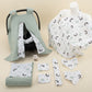 9 Piece - Newborn Sets - Double Sided - Winter - Yeşil Petek - Kirpiler