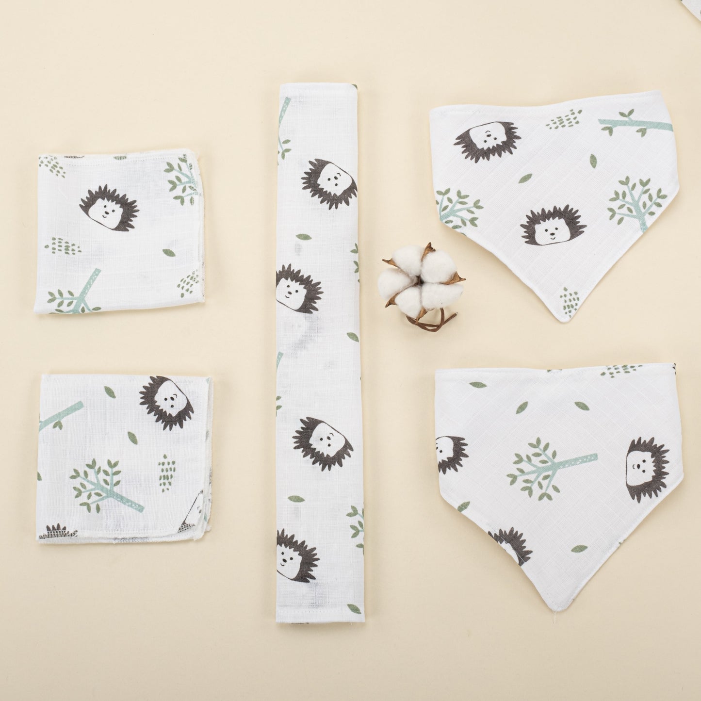 9 Piece - Newborn Sets - Double Sided - Winter - Yeşil Petek - Kirpiler