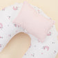 Double Sided Breastfeeding Pillow - Bebe Pembe Muslin - Pembe Ay