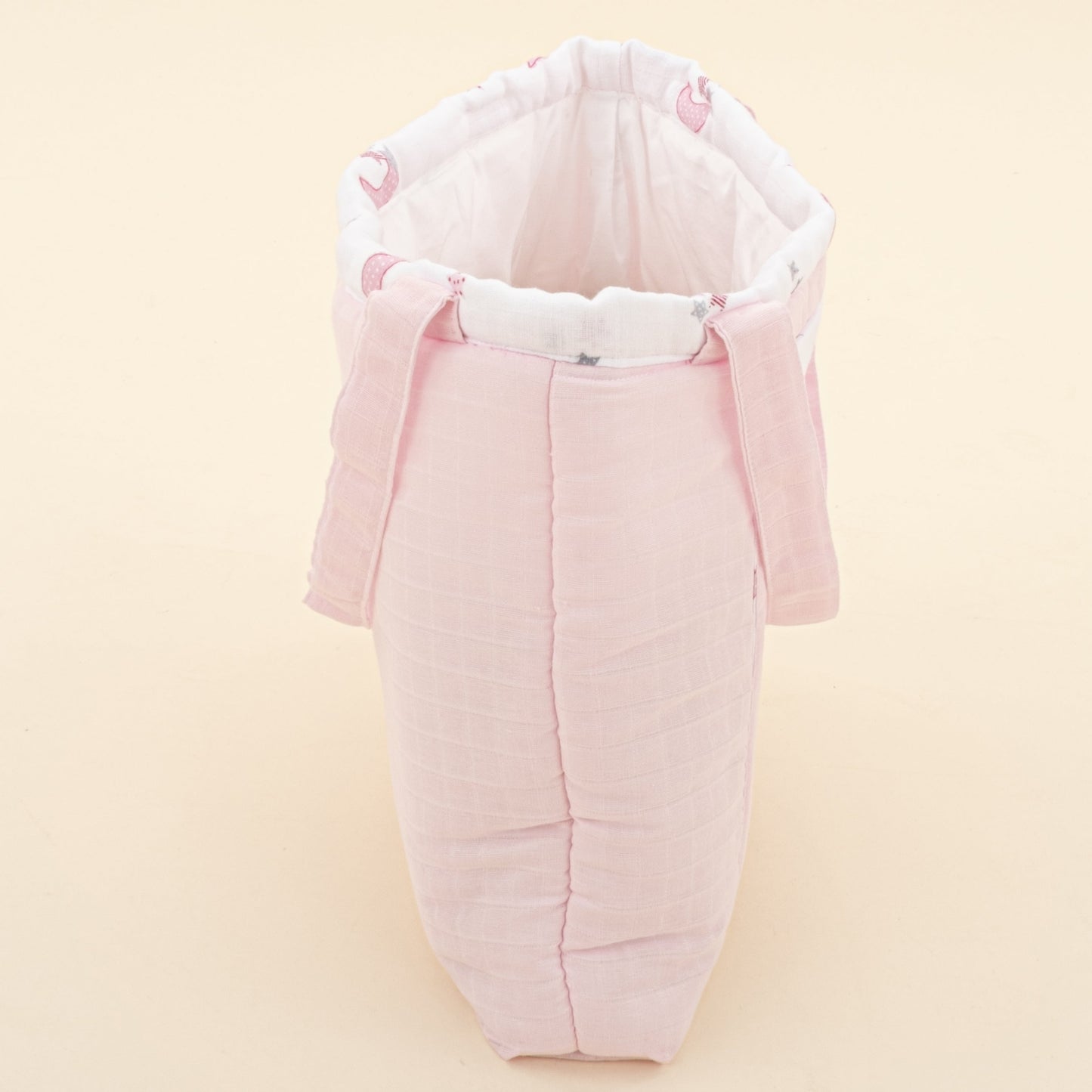 Baby Care Bag - Bebe Pembe Muslin - Pembe Ay