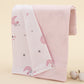 Double Side Muslin Cover - Bebe Pembe Muslin - Pembe Ay