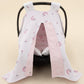 Stroller Cover Set - Double Side - Bebe Pembe Muslin - Pembe Ay