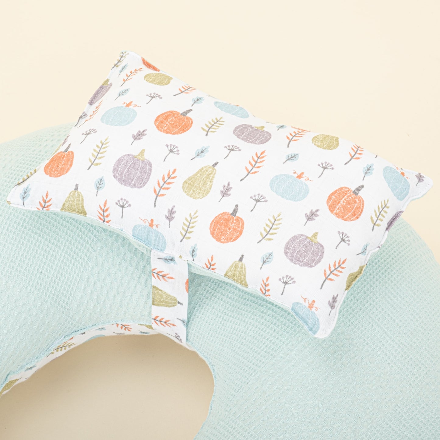 Double Sided Breastfeeding Pillow - Yeşil Balkabağı