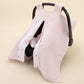 Stroller Cover Set - Double Side - Bebe Pembe Muslin - Pembe Ay