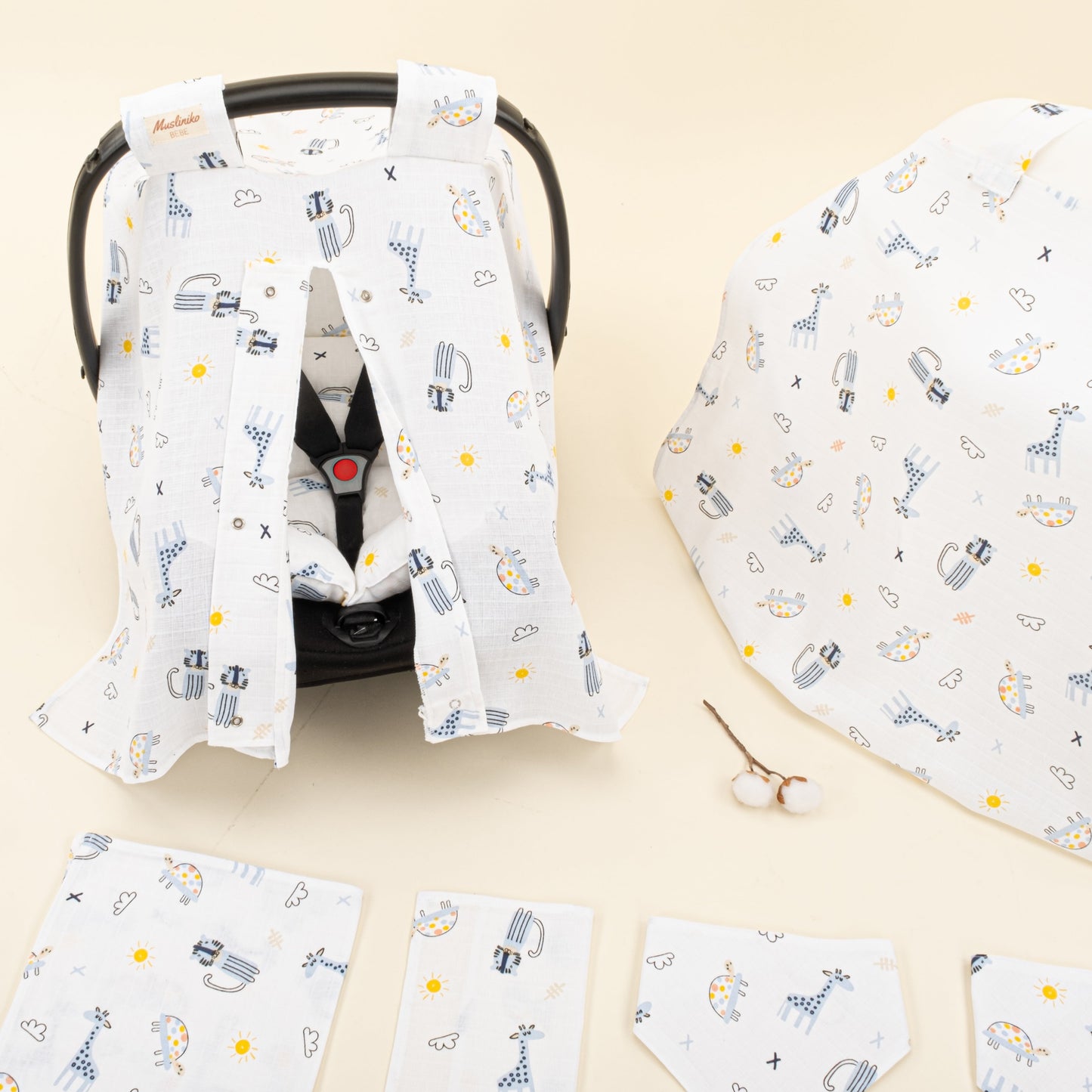 9 Piece - Newborn Sets - Summery - Mavi Canlılar