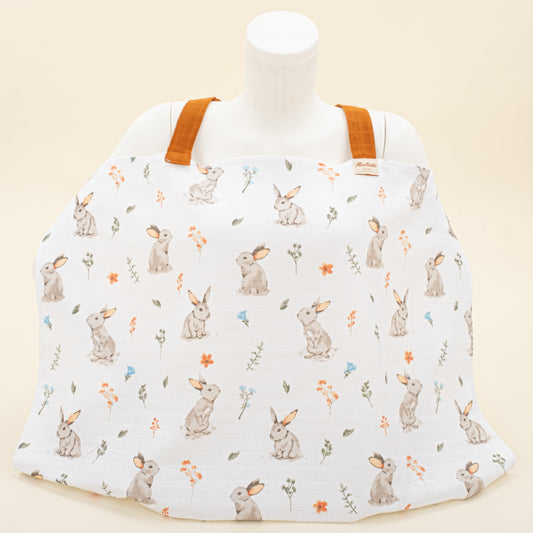 Breastfeeding Bib - Kahverengi Tavşan