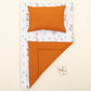 Double Sided Changing Pad and Pillow - Kiremit Muslin - Kahverengi Tavşan