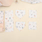 9 Piece - Newborn Sets - Double Sided - Winter - Somon Örgü - Yeşil Çiçekler