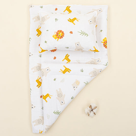 Double Sided Changing Pad and Pillow - Aslan