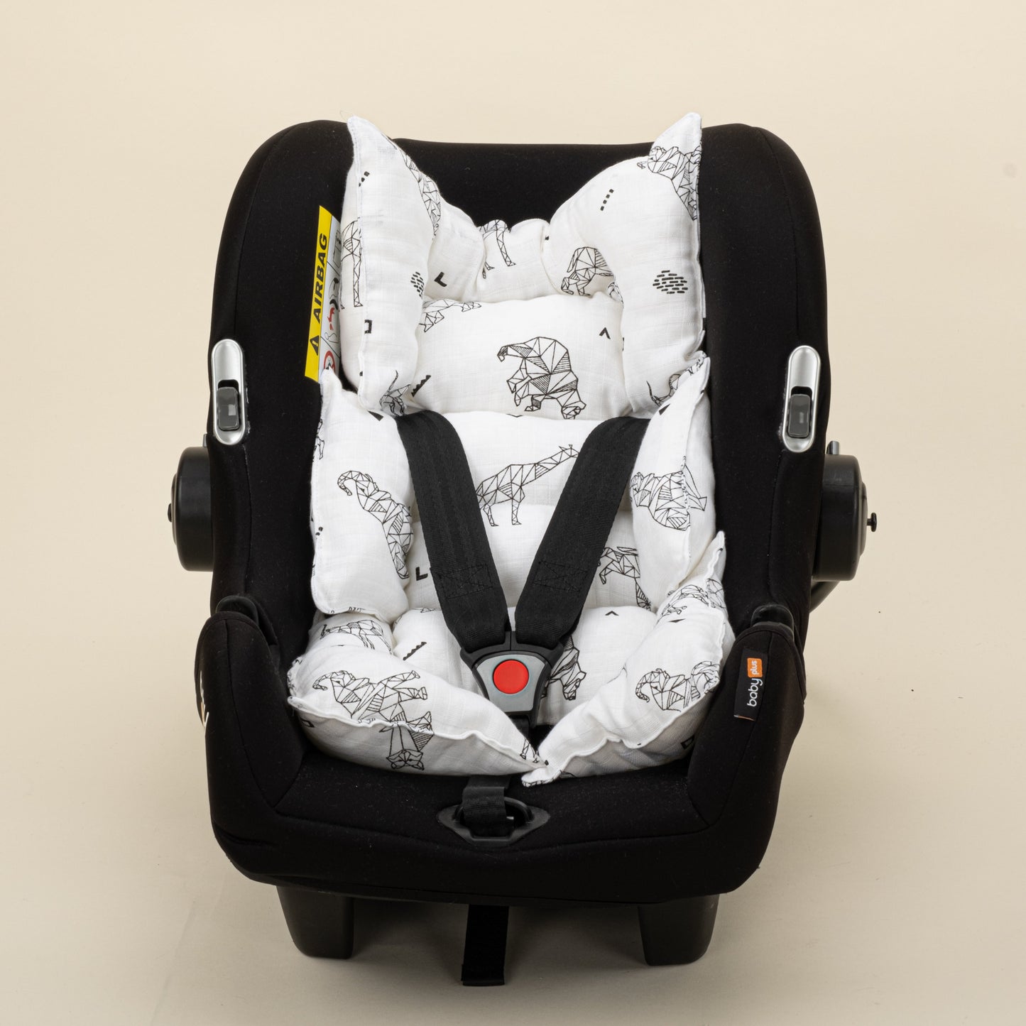 Stroller Cover Set - Double Side - Koyu Yeşil Örgü - Kaplan