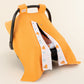 Stroller Cover Set - Double Side - Oranj Petek - Ahtapot