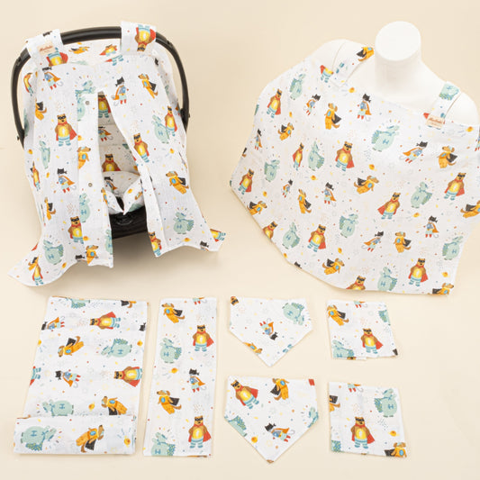 9 Piece - Newborn Sets - Summery - Süper Kahramanlar