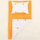 Double Sided Changing Pad and Pillow - Oranj Petek - Ahtapot