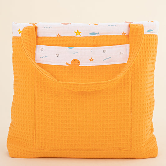 Baby Care Bag - Oranj Petek - Ahtapot