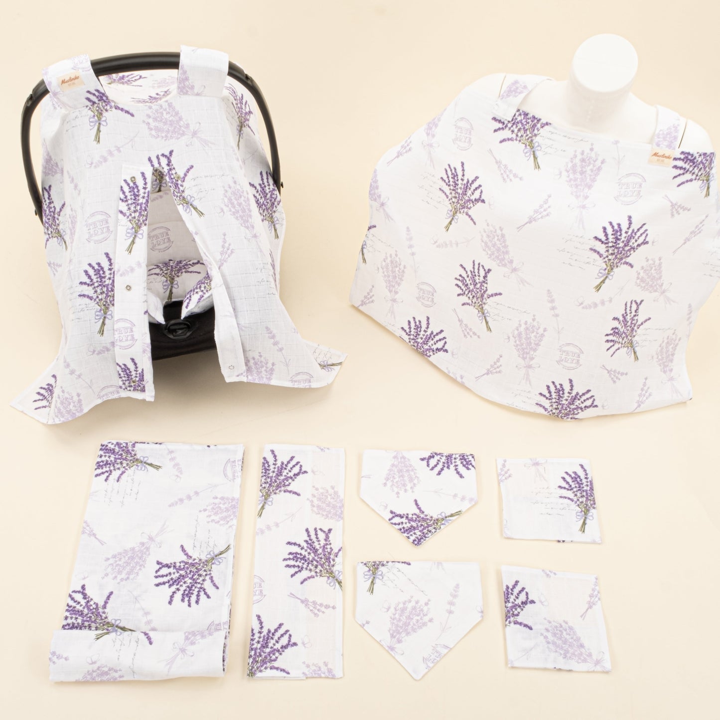 9 Piece - Newborn Sets - Summery - Lavanta