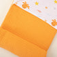 Double Sided Pique Blanket - Oranj Petek - Ahtapot