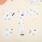 9 Piece - Newborn Sets - Double Sided - Winter - Somon Petek - Plaj